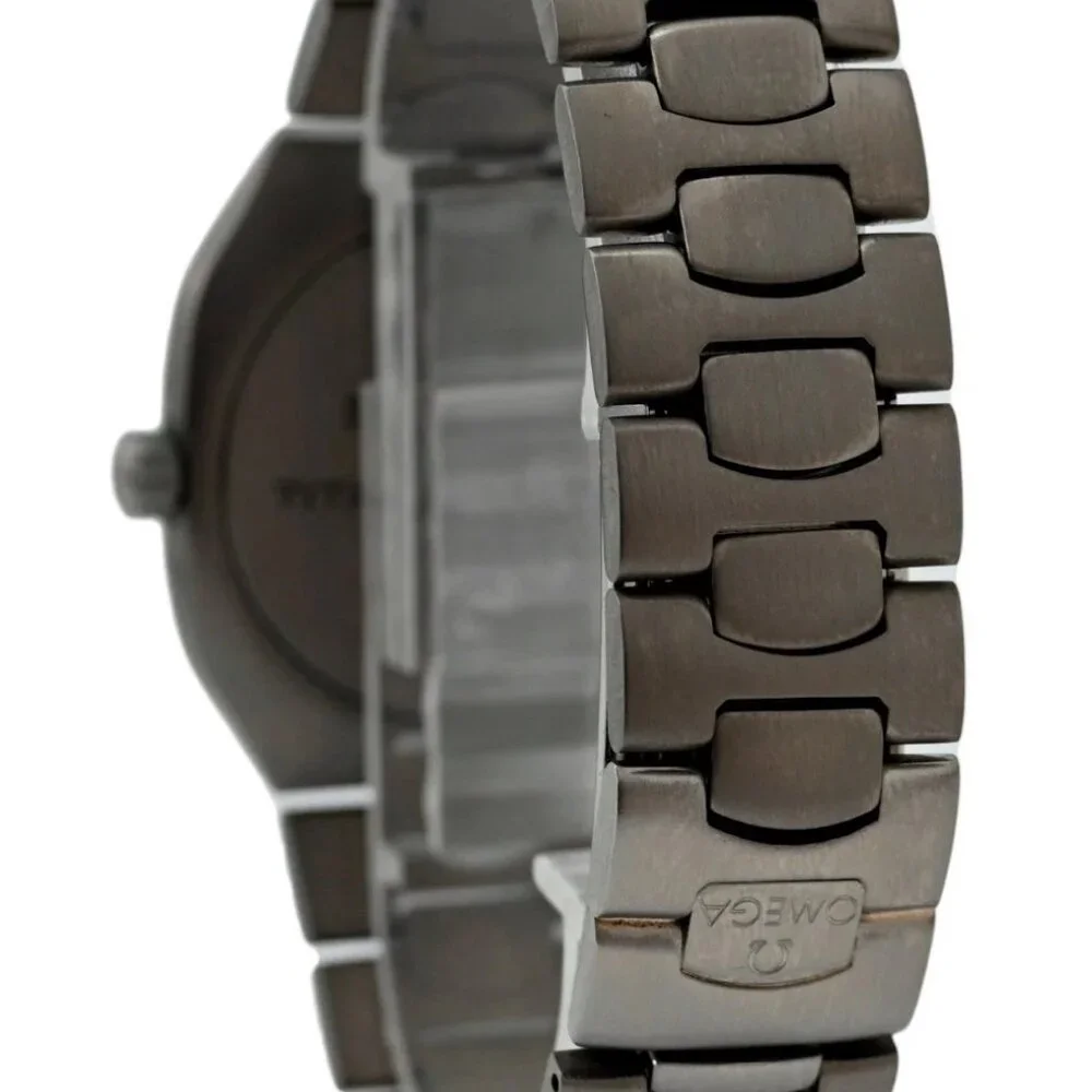 Omega 32mm Rare Seamaster Polaris Titanium Palladium Swiss Watch! Ref: 196.0291! - Picture 4 of 10